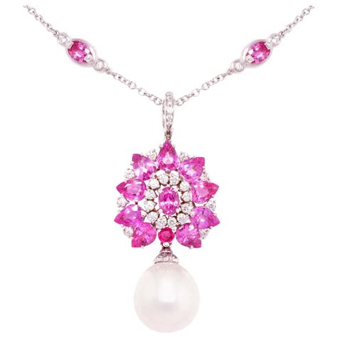 louis vuitton pink sapphire and diamond necklace bling empire|louis vuitton new jewelry.